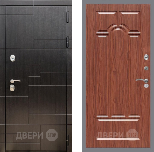 Входная металлическая Дверь Рекс (REX) 20 FL-58 орех тисненый в Электроуглях