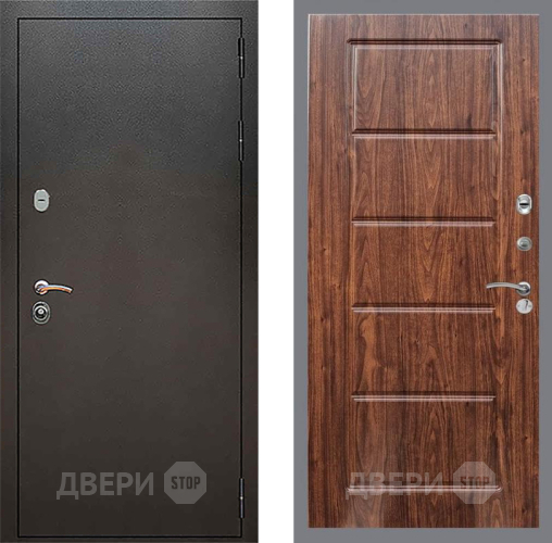 Дверь Рекс (REX) 5 Серебро Антик FL-39 орех тисненый в Электроуглях