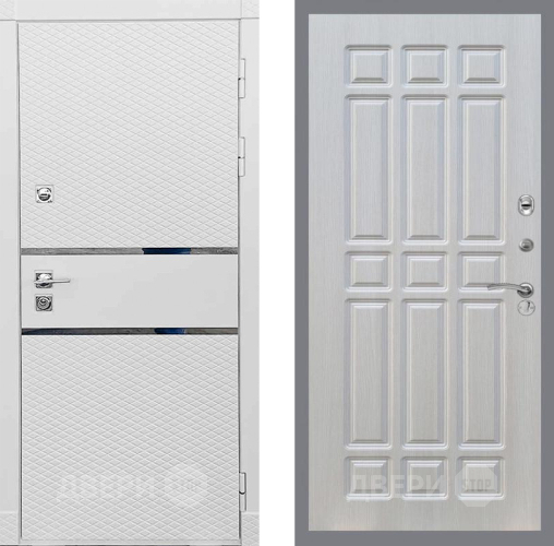 Входная металлическая Дверь Рекс (REX) 15 Силк Сноу FL-33 Лиственница беж в Электроуглях