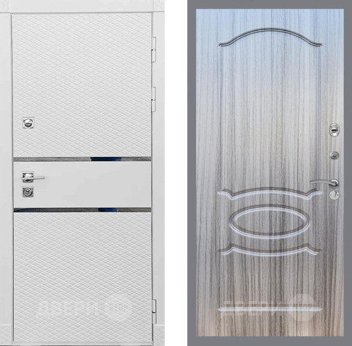 Входная металлическая Дверь Рекс (REX) 15 Силк Сноу FL-128 Сандал грей в Электроуглях