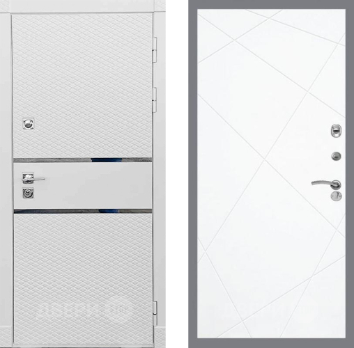 Входная металлическая Дверь Рекс (REX) 15 Силк Сноу FL-291 Силк Сноу в Электроуглях