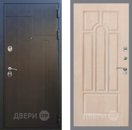 Входная металлическая Дверь Рекс (REX) Премиум-246 FL-58 Беленый дуб в Электроуглях