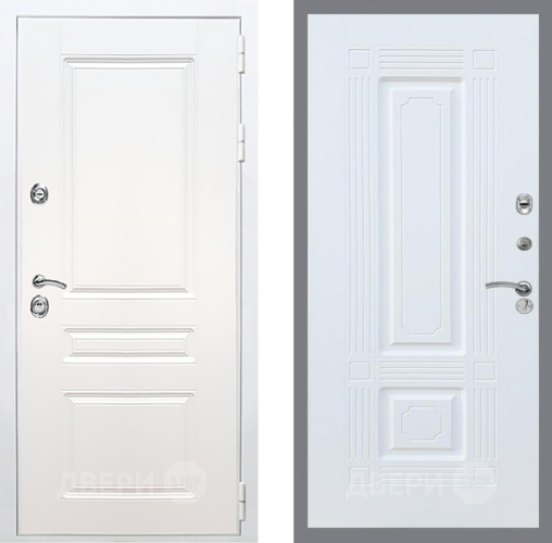 Входная металлическая Дверь Рекс (REX) Премиум-н Силк Сноу FL-2 Силк Сноу в Электроуглях