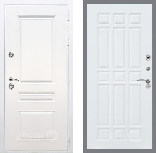 Входная металлическая Дверь Рекс (REX) Премиум-н Силк Сноу FL-33 Силк Сноу в Электроуглях