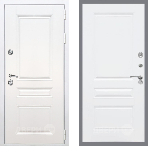 Входная металлическая Дверь Рекс (REX) Премиум-н Силк Сноу FL-243 Силк Сноу в Электроуглях