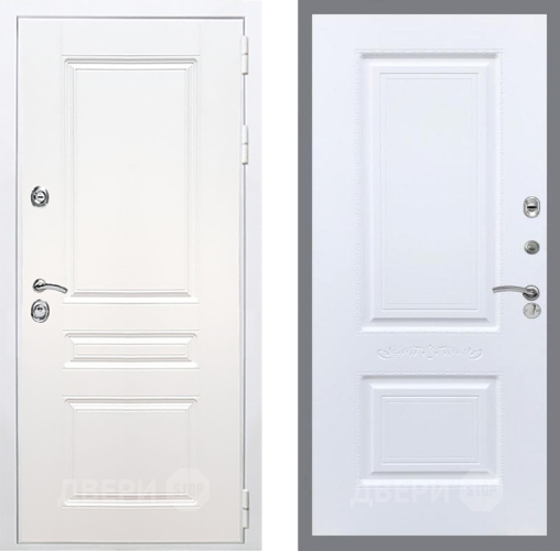 Входная металлическая Дверь Рекс (REX) Премиум-н Силк Сноу Смальта Силк Сноу в Электроуглях