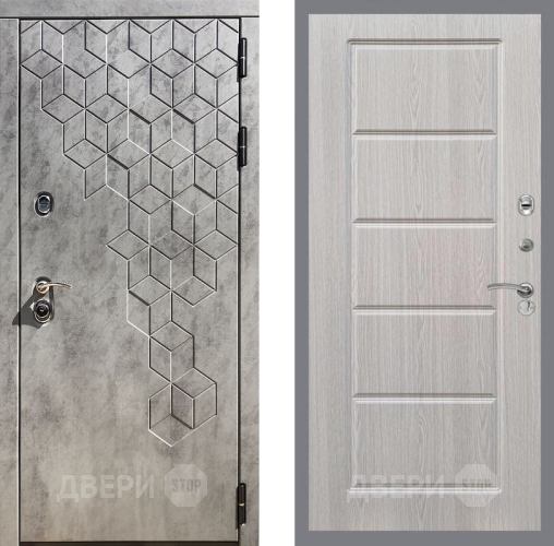 Входная металлическая Дверь Рекс (REX) 23 FL-39 Беленый дуб в Электроуглях