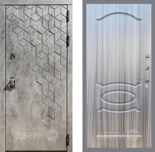 Входная металлическая Дверь Рекс (REX) 23 FL-128 Сандал грей в Электроуглях