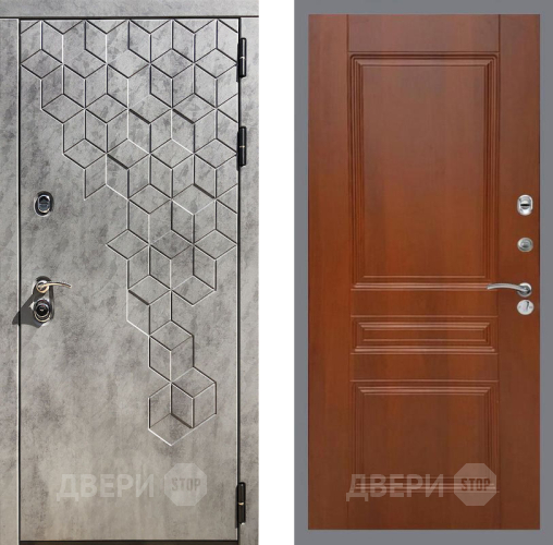 Входная металлическая Дверь Рекс (REX) 23 FL-243 Итальянский орех в Электроуглях