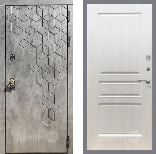 Входная металлическая Дверь Рекс (REX) 23 FL-243 Лиственница беж в Электроуглях