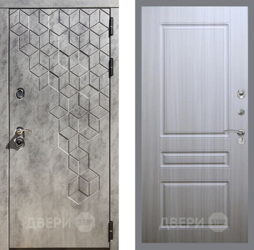 Входная металлическая Дверь Рекс (REX) 23 FL-243 Сандал белый в Электроуглях