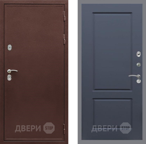 Входная металлическая Дверь Рекс (REX) 5 металл 3 мм FL-117 Силк титан в Электроуглях