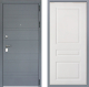 Дверь Заводские двери Лира Софт графит Стокгольм Белый софт в Электроуглях