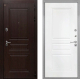 Входная металлическая Дверь Интекрон (INTECRON) Брайтон Тиковое Дерево ФЛ-243 Белый матовый в Электроуглях