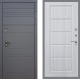 Входная металлическая Дверь Рекс (REX) 14 силк титан FL-39 Сандал белый в Электроуглях