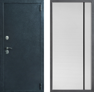 Дверь Дверной континент ДК-70 Дизайн ФЛ-757 Черное Стекло Софт милк 860х2050 мм