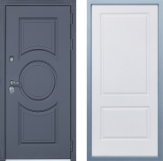 Дверь Дива МХ-30 STR Д-7 Белый 860х2050 мм