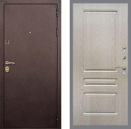 Дверь Рекс (REX) Лайт 3К FL-243 Беленый дуб 860х2050 мм